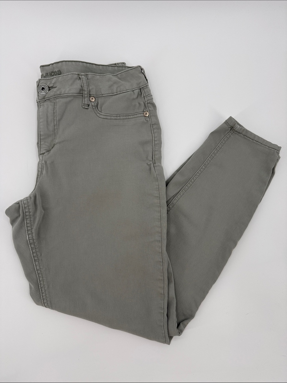 Maurices Olive-Tone Skinny Jeans